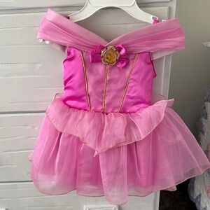 Disney Pink Princess Costume with Gold Trim Toddler Size